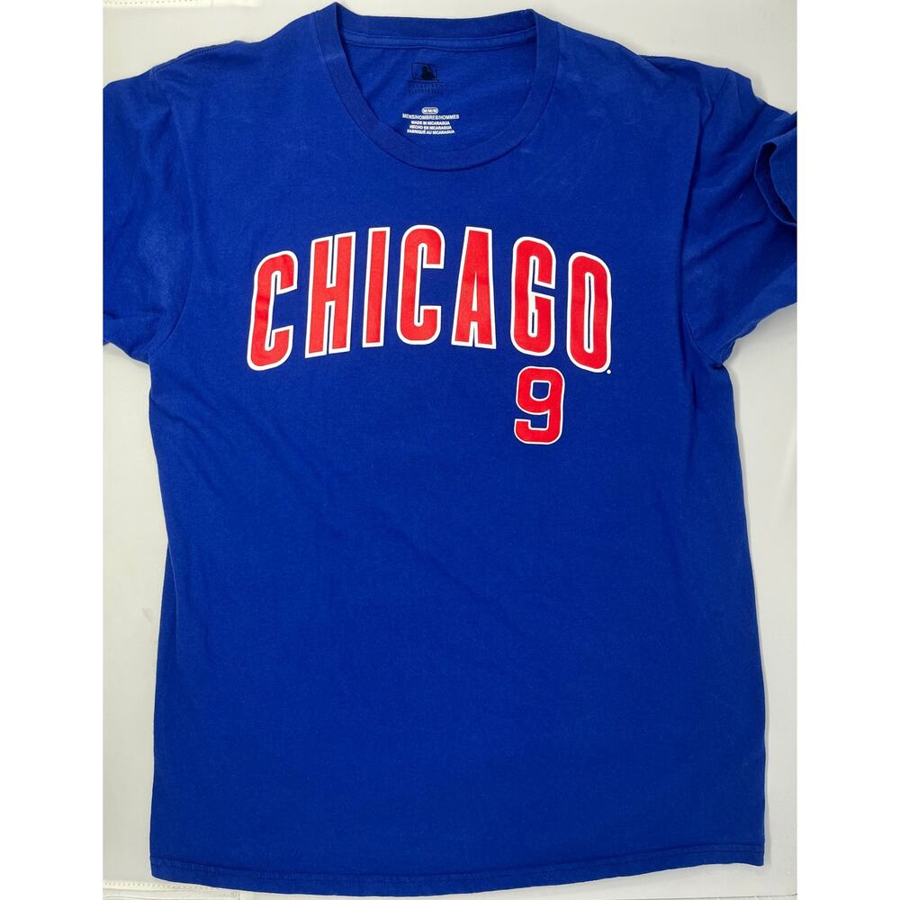 Genuine Merchandise Chicago Cubs #9 Baez T-shirt size M Pre-Owned in good condit